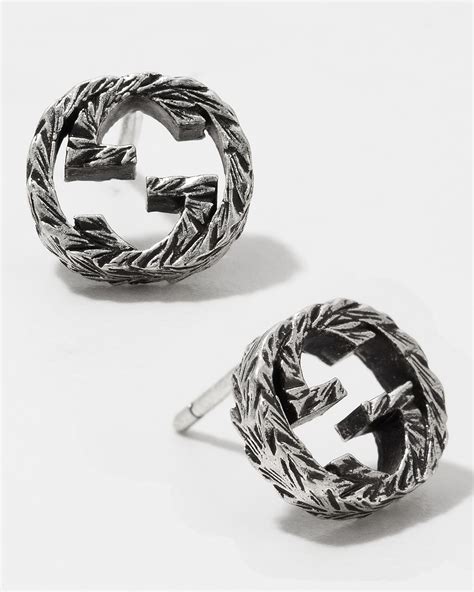 gucci interlocking earrings 10mm.